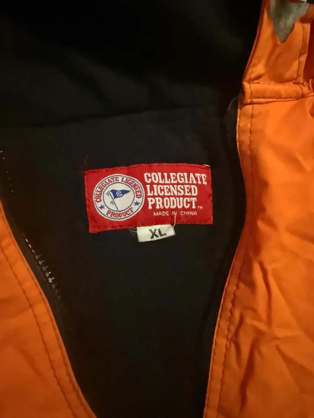 Vintage 1990s Tennessee Volunteers NCAA Colorblock Rain Windbreaker Jacket